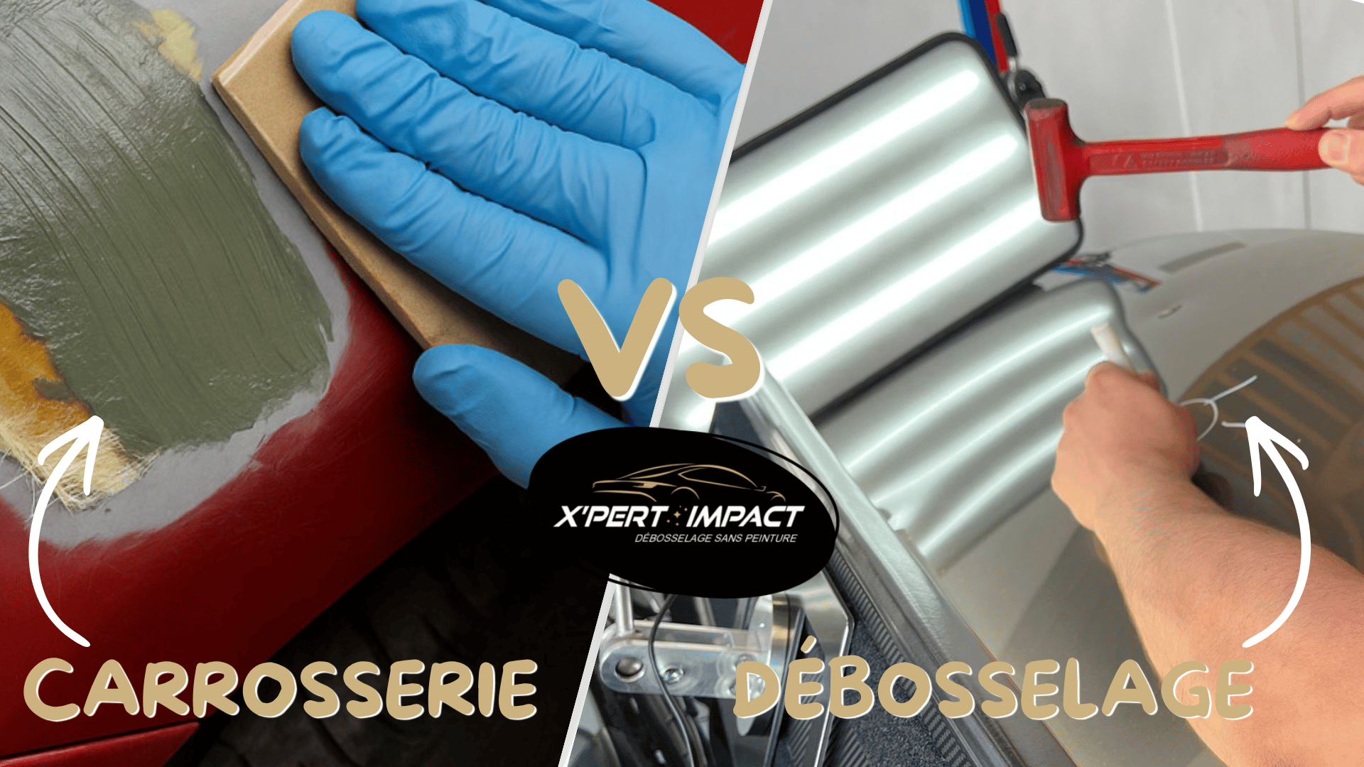 Débosselage VS carrosserie, c'est quoi la différence ?